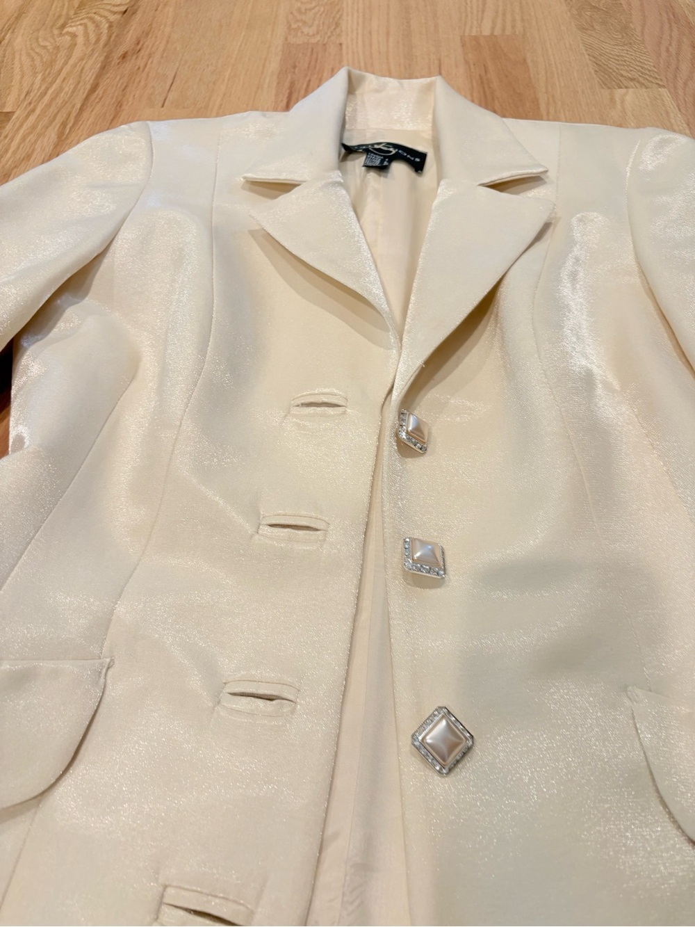Vintage Formal Sleeveless Dress with Matching Coat - Sz 4 - Picture 2 of 15